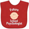 thumbnail image 3 of Inktastic Future School Psychologist Occupation Boys or Girls Baby Bib, 3 of 4