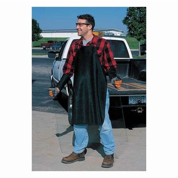 Karewear Bib Apron, Nylon, 36 in Length, Black 88-APR