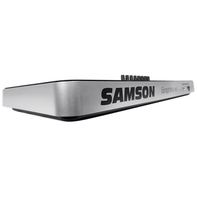 Samson Graphite 49 Key USB MIDI DJ Keyboard Controller+Z