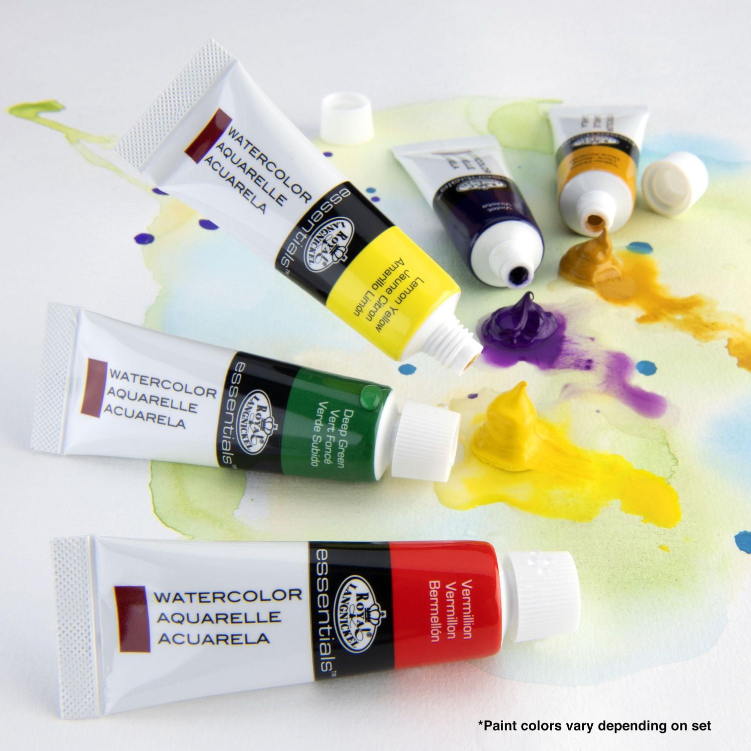 Royal & Langnickel Essentiel - Pack de peinture aquarelle 12 ml - 24 couleurs Pack de peinture aquarelle 12 ml - 24 couleurs