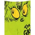 thumbnail image 7 of Dr. Seuss Grinch Face Max Face Men's Button Fly Boxer Lounge Shorts MF22BX53, 7 of 7