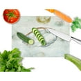 thumbnail image 2 of Caroline's Treasures Shells Glass Cutting Board Large, 2 of 2