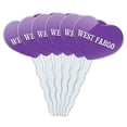 thumbnail image 1 of West Fargo Heart Love Cupcake Picks Toppers - Set of 6, 1 of 1