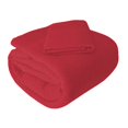 thumbnail image 1 of Juego de sábana Individual Polar Térmica, súper Ligera, cómoda y Caliente, Ideal para Noches de frío "Rojo" Melocotton Invernal, 1 of 5