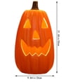 thumbnail image 2 of Mskk Pumpkin Lights Halloween Decoration, Orange LED Glowing Pumpkins, Halloween Decorative Ornaments for Indoor Mantel, Tabletop, and Home Party, 2 of 7