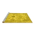 thumbnail image 2 of Ahgly Company Machine Washable Indoor Rectangle Persian Yellow Traditional Area Rugs, 7' x 9', 2 of 4