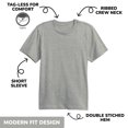 thumbnail image 2 of 10-Pack Boys Short Sleeve Crew Neck Premium Soft Cotton Blend T Shirt (XS-2XL), 2 of 4