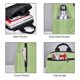 thumbnail image 3 of Disketp Green Gingham Mochila Ligera e Impermeable, Mochila de Día Resistente para Viajes, Senderismo y Uso Diario para Hombre y Mujer, 3 of 7