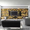 thumbnail image 2 of Etiqueta Engoma forma forma l Espejo de de Decoración para hogar de DIY Del 3D dorado Colco Azulejo de la etiqueta de la pared, 2 of 8