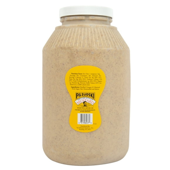 Pilsudski 1 Gallon Polish Style Horseradish Mustard
