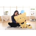 thumbnail image 3 of 23.6" Queue Peluche Mignon Peluche Jouets Coussin Fortune Chat Poupée (Couleur Jaune), 3 of 3