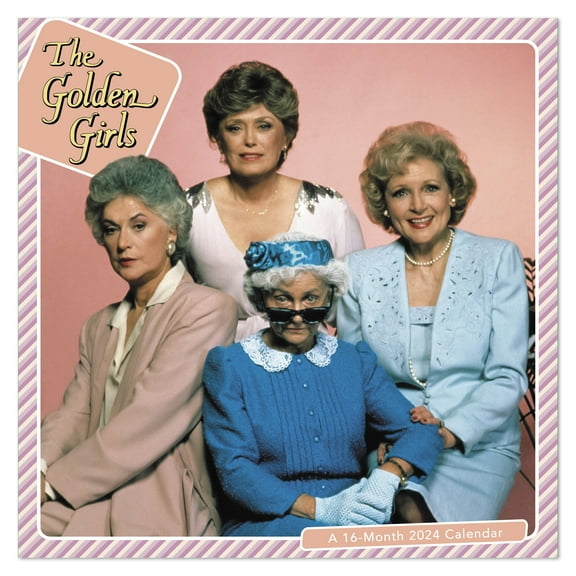 Golden Girls 2024 Monthly Wall Calendar 12 x 12 - Wall Calendars