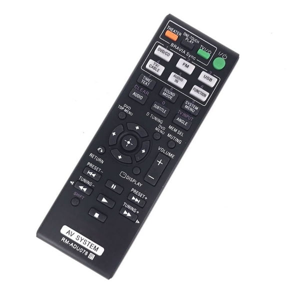 New Replace RM-ADU078 For Audio Video AV System Remote Control DAVDZ170