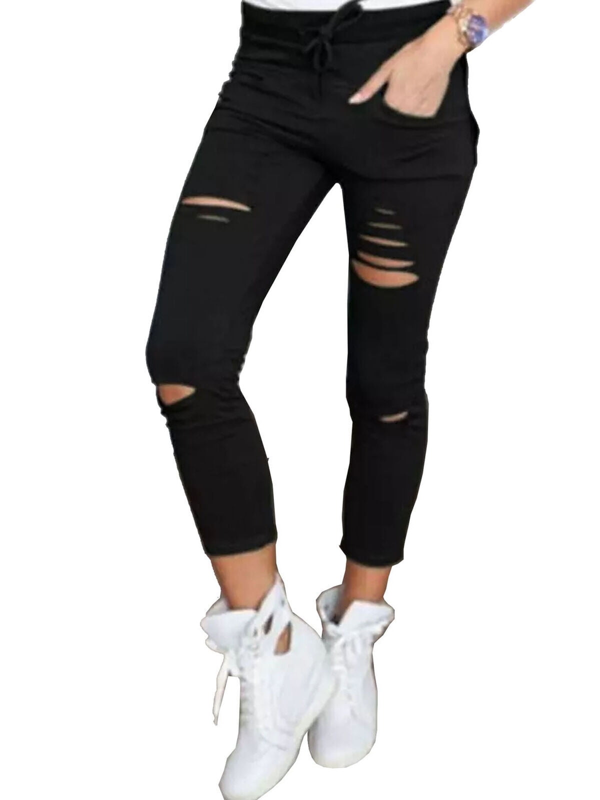 ripped jeggings walmart