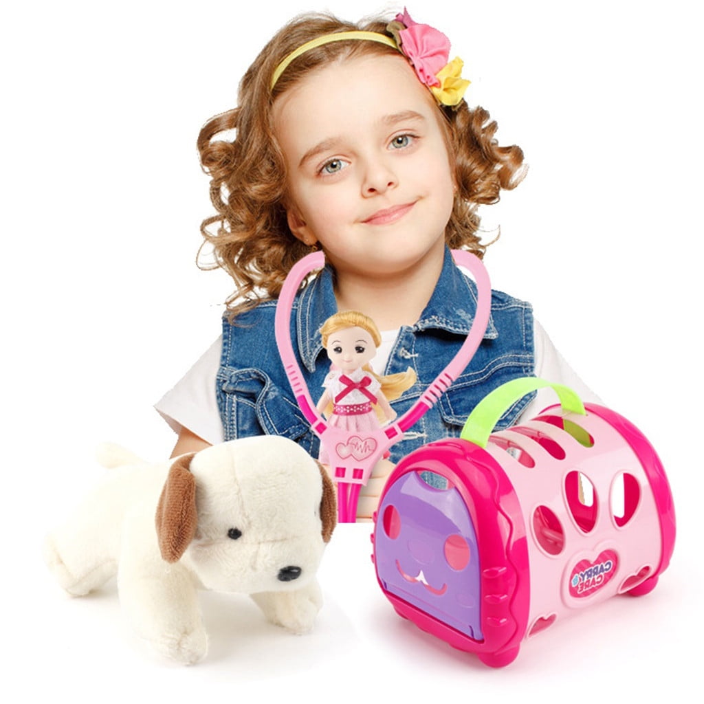 realistic veterinarian toy set