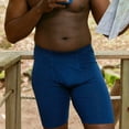 thumbnail image 5 of Men's Merino Wool Midway Boxer Briefs - Everyday Wear - Breathable Underwear - Navy Blue - Medium, 5 of 5