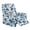 Blue Cow Print, variant on FUIALDOLG Pink Rose Water-Resistant Recliner Chair Covers, Soft Recliner Cover Non-Slip Dog Chair Slipcover Furniture Protector Washable Slipcover with Pocket for Pets, Dogs