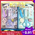 thumbnail image 2 of Sanrio Kawaii-Juego de papelería de Anime, My Melody con grapas de tijera, cinta adhesiva, suministros escolares, regalo para estudiantes, Kuromi Cinnamoroll, 2 of 4