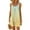 Yellow, variant on Women's Summer Fashion Gradient Printed Pleated Sleeveless Shoulder Strap Beach Vacation Casual Dress Maxi Dresses for Women plus Size plus Size Summer Dress for Women Surplice Dress Young Woman