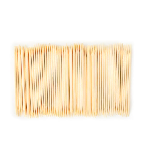 Palillos de bambú HOPELF de doble punta, 600 unidades