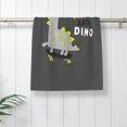 thumbnail image 5 of Pofeuu Cute Dinosaur Print Hand Towel 27.5" x 16" Soft Absorbent Towel for Bathroom SPA Gym Hotel, 5 of 6