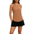 thumbnail image 3 of XIAONU Ruffle Racerback Tank Top for Women Sleeveless Athletic Workout Active Top, 3 of 7
