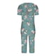 thumbnail image 4 of Sexy Pijama Conjunto para las Mujeres Cuello Redondo Blusa de Manga Corta Y Pantalones, Traje de Moda Casual para el Hogar Y Diario, 4 of 4