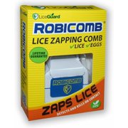 LiceGuard RobiComb Electronic Lice Zapping Comb for Lice & Nits 1 Ea 6 Pack