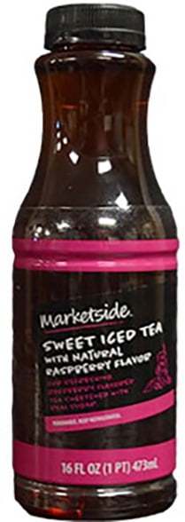 Marketside Sweet Iced Tea with Raspberry Flavor, 16 fl oz