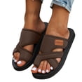 thumbnail image 7 of Sandals Women Mesh Slide Sandals Arch Support Flat Sandals for Summer, 7 of 7