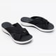 thumbnail image 3 of Producto Up-gradation-Stretch Cross Orthotic Slide Sandalias Mujer Sandalias Zapatillas de verano (negro) Adepaton WRMH-988-4, 3 of 3