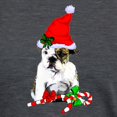 thumbnail image 3 of CafePress - English Bulldog Christmas T Shirt - Womens Tri-blend T-Shirt, 3 of 4