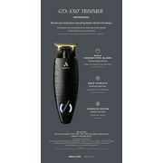 Andis 74150 GTX-EXO Professional Cord/Cordless Lithium, Beard & Hair Trimmer, Charging Stand