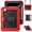 Red, variant on Dteck Case for iPad M4 Pro 11 Case 2024, Shockproof with Screen Protector/Swivel Kickstand/Hand Strap/Pencil Holder Shoulder Strap Rugged Cover,Black Blue
