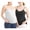 Black/Hgrey, variant on Times Two Maternity Side Ruched Cami