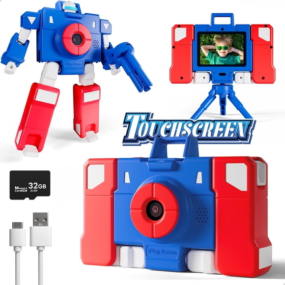 Cámara iPlay iLearn Kid con pantalla táctil para selfies 1080P HD 32 GB