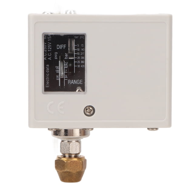 Dryer Pressure Switch, All Copper Core ABS Brass AC125V AC250V Pressure Switch Set For Home Regular Connector,1/4in Connector,1/2in Connector