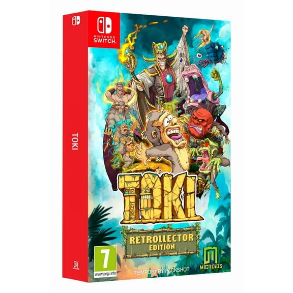 Toki Retrollector's Collector's Edition (Nintendo Switch) includes game, stickers, comic book and more