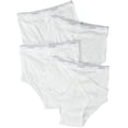 thumbnail image 2 of Jockey Men's Cotton Full-Rise Brief 4-Pack White 32, 2 of 3