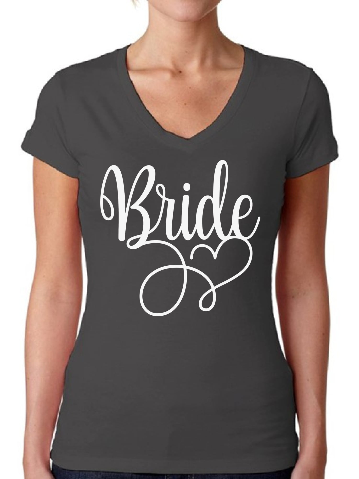 bridesmaid v neck shirts