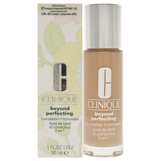 Clinique Maquillaje Beyond Perfecting Foundation Plus Concealer - Gamuza en crema CN 40 1 oz Clinique Maquillaje 1 oz