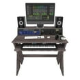 thumbnail image 4 of Glorious Sound Desk Compact Professional Studio Workstation with Pull-out Keyboard Compartment (Walnut), 4 of 6