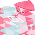 thumbnail image 3 of Sudadera Umbro Talla M Deportiva con Estampado Mosaico Multicolor con Capucha Rosa, 3 of 3