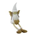 thumbnail image 3 of Northlight 26" White and Gold Sitting Girl Angel with Dangling Legs Tabletop Decor, 3 of 5