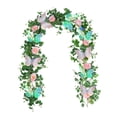 thumbnail image 2 of Guirnalda de flores artificiales decorativas, guirnalda floral falsa de 180 cm, flores falsas de , vegetación para ceremonias, decoración de Estilo E, 2 of 8