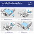 thumbnail image 4 of LMP-H210 Replacement Projector Lamp for Sony VPL-HW65Es VPL-HW45Es, Lamp with Housing by ASIN: B08NXV4S4J, 4 of 4