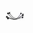 thumbnail image 4 of 20Pcs MOC High-Tech Chain Bricks 63141 String with End Studs Building Blocks Links Rope Toys Compatible x127c41 x127c11 x127c31 Black 24cm 20pcs, 4 of 6