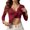 Wine, variant on Telankuip Casual V-Neck Long Sleeve T Shirts for Women Built-In Shelf Bra Y2k Going out Slim Fitted Fall Tops Casual Stretchy Workout Winter Solid Color Base Layer Pullovers XL