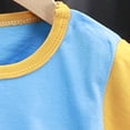 thumbnail image 4 of IFNWSV Boys Summer Outfits Child Print Shorts Short Sleeve Round-Neck Blouses Sets Blue 60-72 Months, 4 of 4