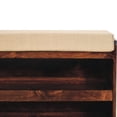 Mango Wood Shoe Rack With Mud Linen And Pull Out Organizers Walnut ...